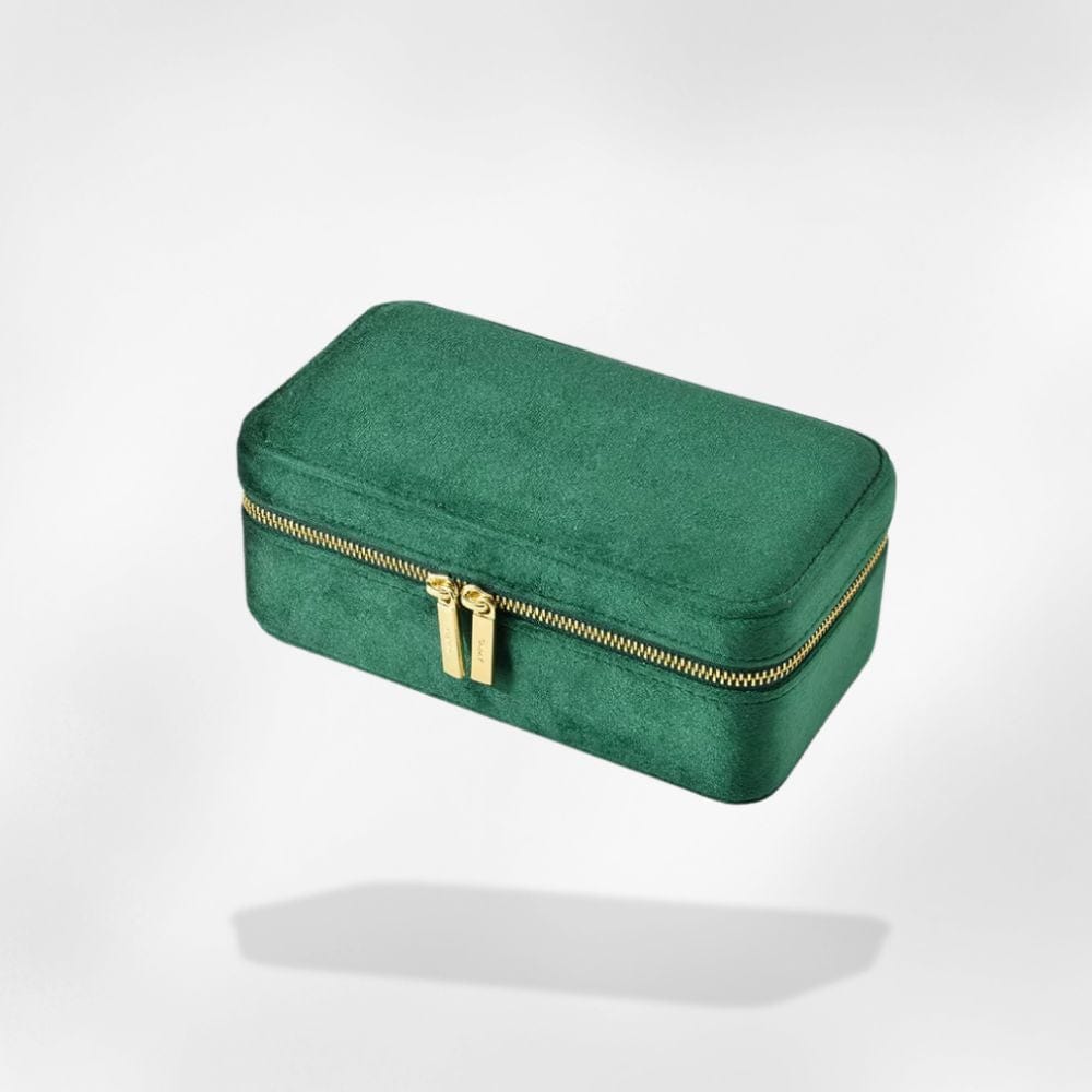 Boîte à Bijoux Velours Colorée Voyage Premium