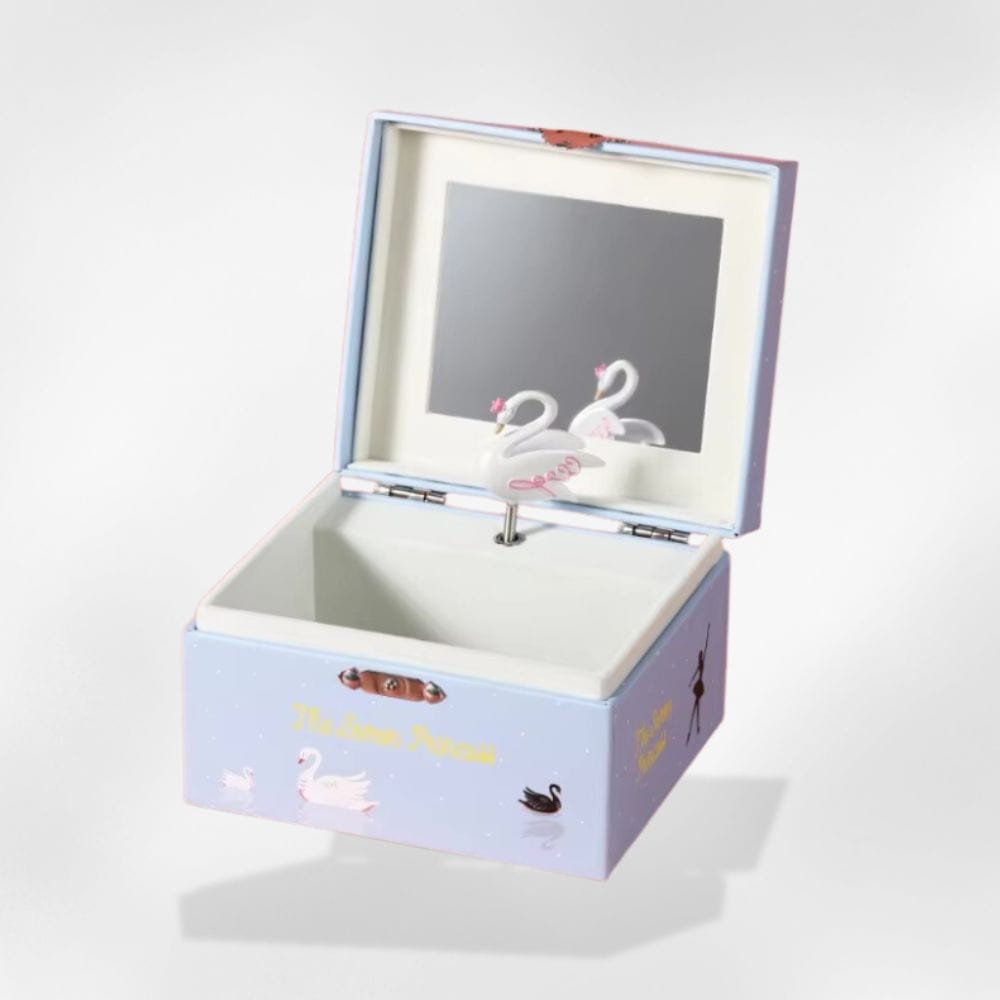 Boîte à Bijoux Bois Musicale Enfant Miroir