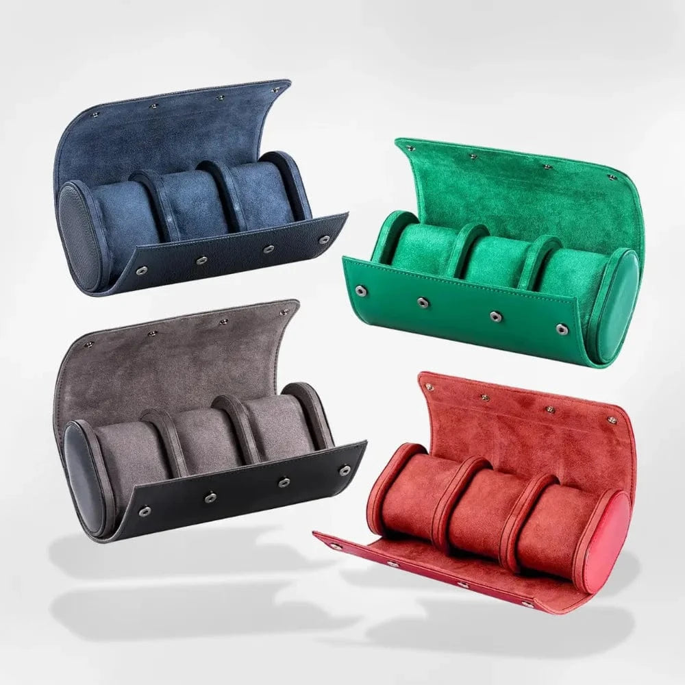 Boîte Montre Voyage Cuir PU 2 ou 3 Places