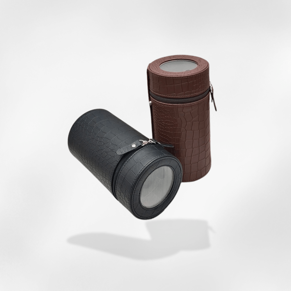 Étui Montre Remontoir Cuir PU Voyage