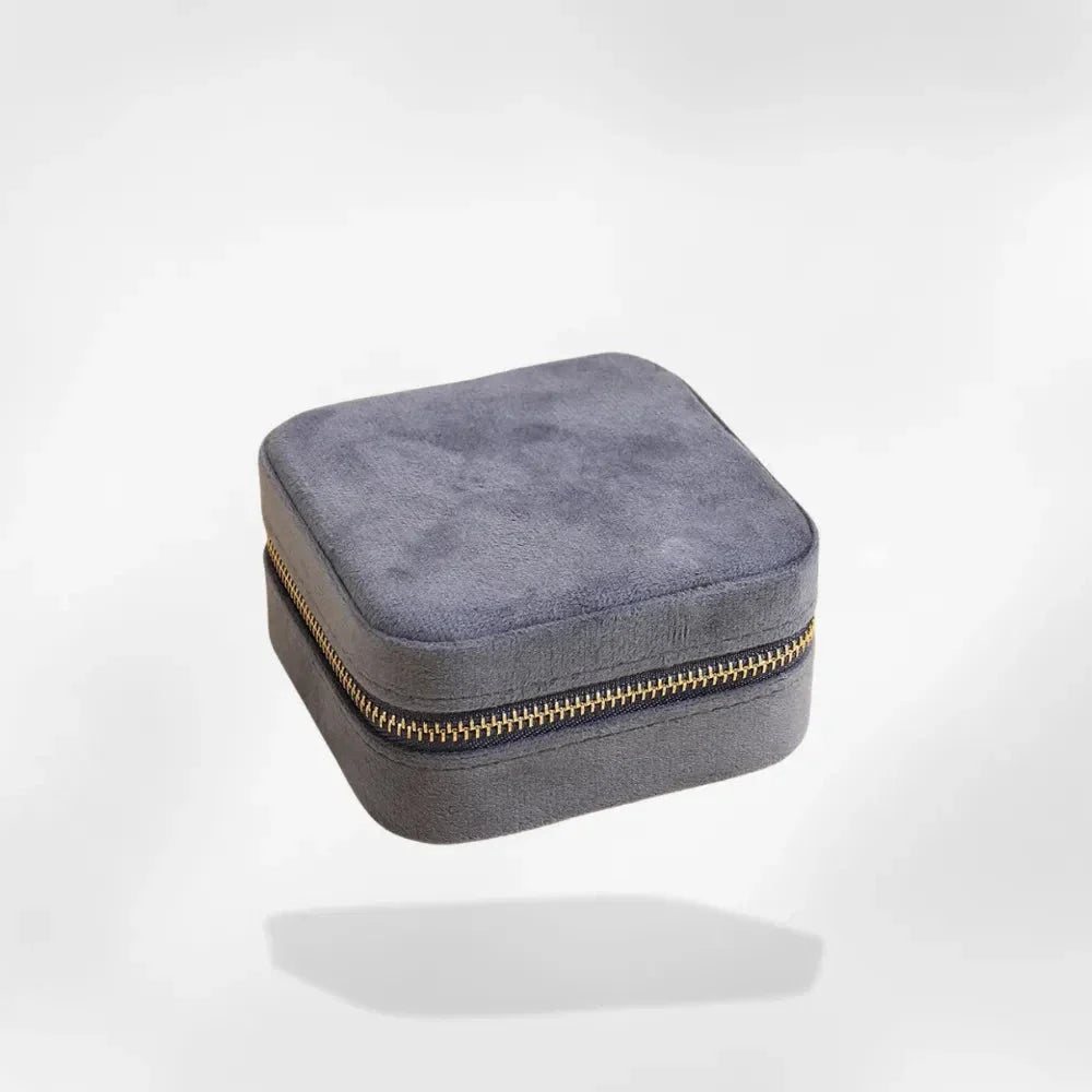 Écrin Bague Velours Voyage Compact 7 Couleurs