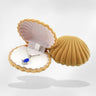 Boîte à Bijoux Velours Coquillage Design Élégant