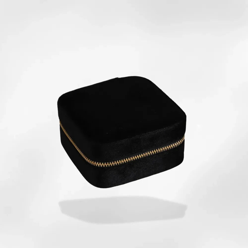 Écrin Bague Velours Voyage Compact 7 Couleurs
