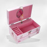 Boîte à Bijoux Bois Princesse Musicale Enfant Rose
