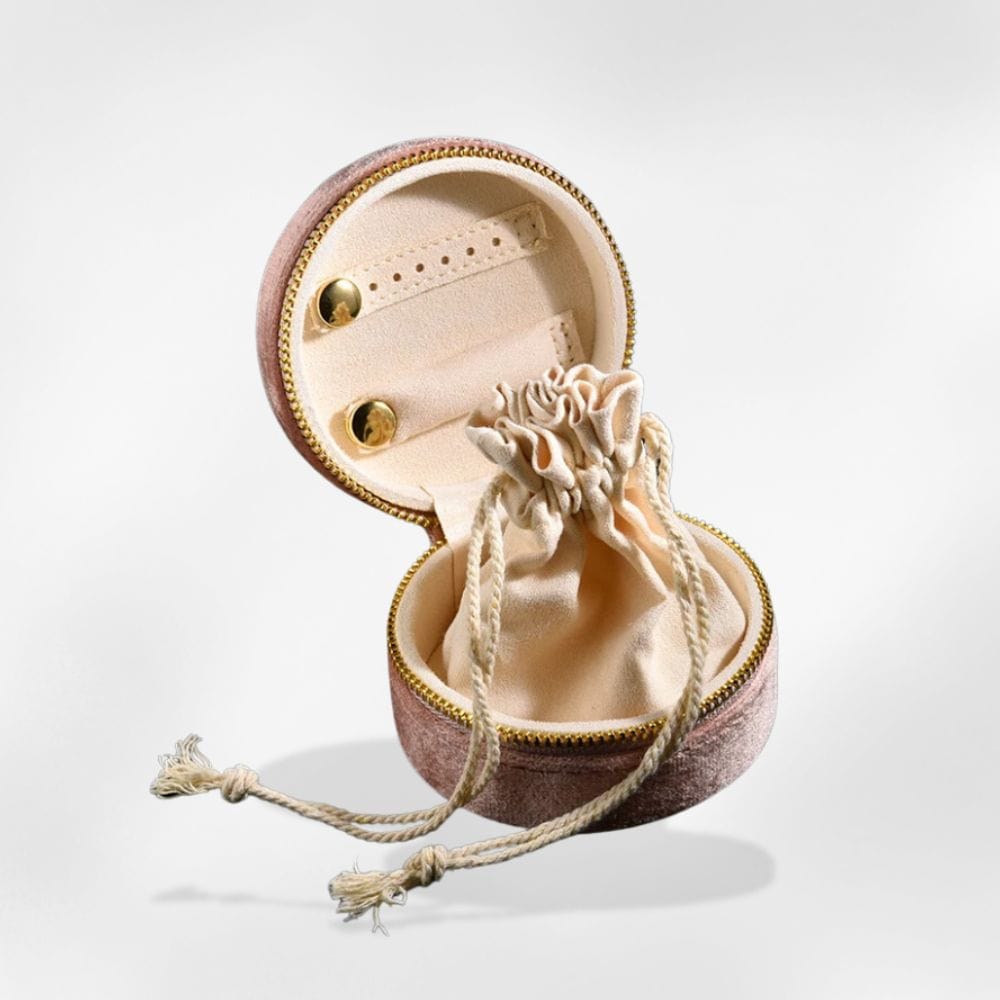 Boîte à Bijoux Velours Originale Rose