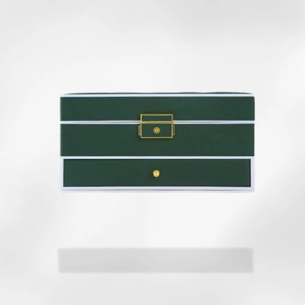 Boîte à Bijoux Velours LED Miroir Grand