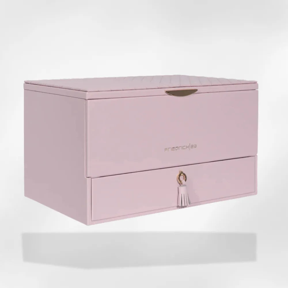 Boîte à Bijoux Cuir Luxe 3 Tiroirs