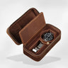Étui Montre Cuir Homme Compact Voyage
