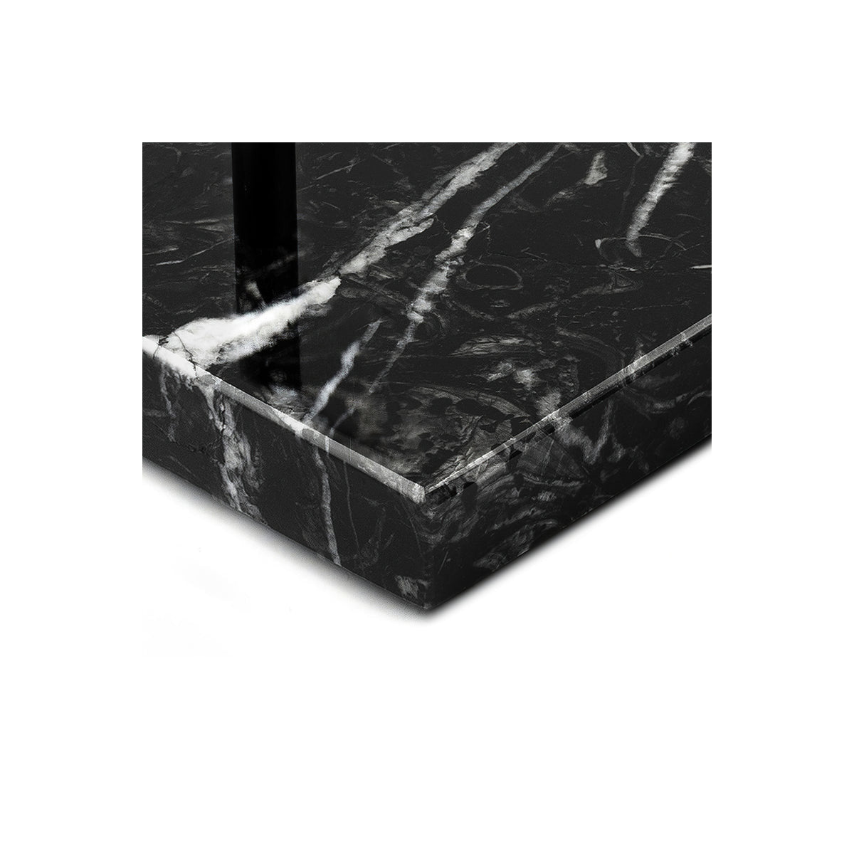 Présentoir Montre Pierre Marbre Noir Vitrine