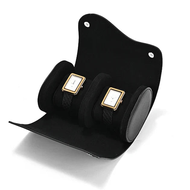 Étui Voyage Montre Cuir Duo Ovale