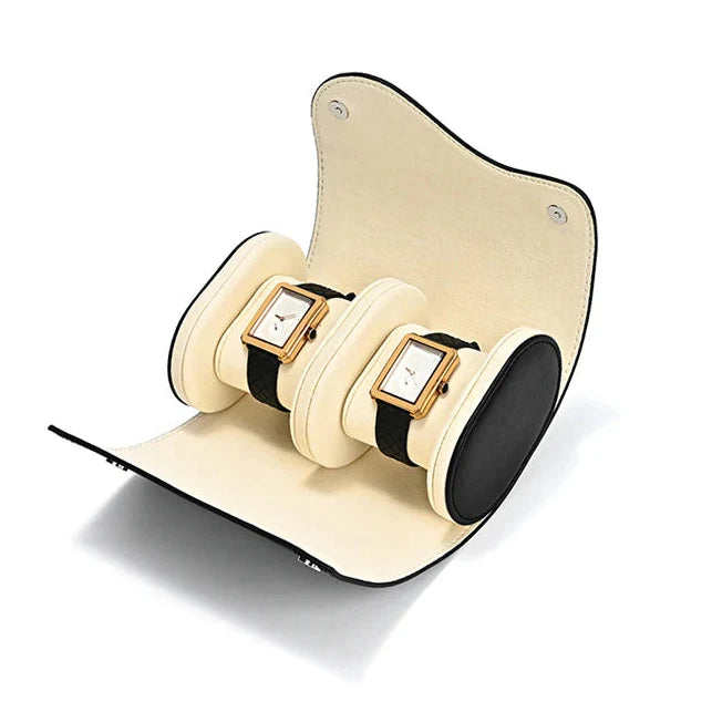 Étui Voyage Montre Cuir Duo Ovale